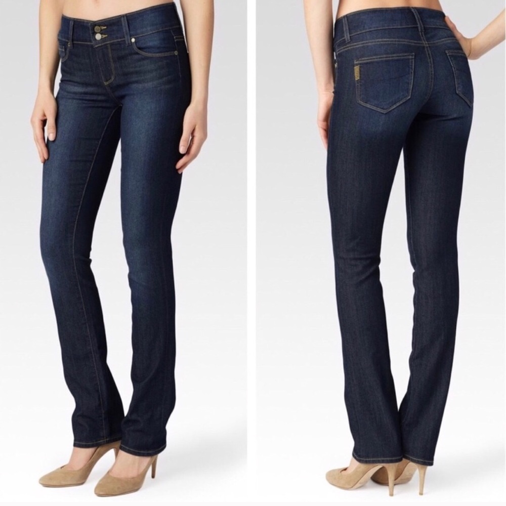 Anthropologie Paige Hidden Straight Jeans-24 - Picture 1 of 8